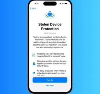章丘苹果授权维修店分享被盗设备保护功能开启方法 