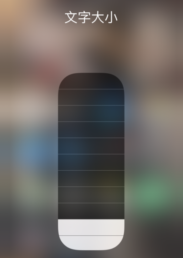 章丘苹果手机维修分享小技巧：在 iPhone 控制中心快速调节字体大小 