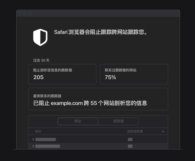 章丘苹果手机维修分享如何在 Safari 浏览器中查看和打开隐私报告 